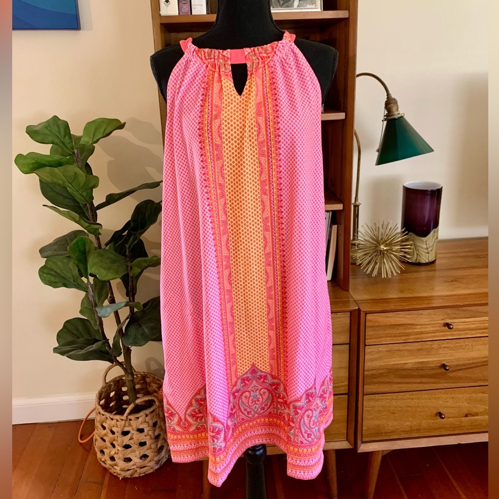 NWT Cabana Life Boca Raton Sleeveless Shift Dress UV 50+ Size L
